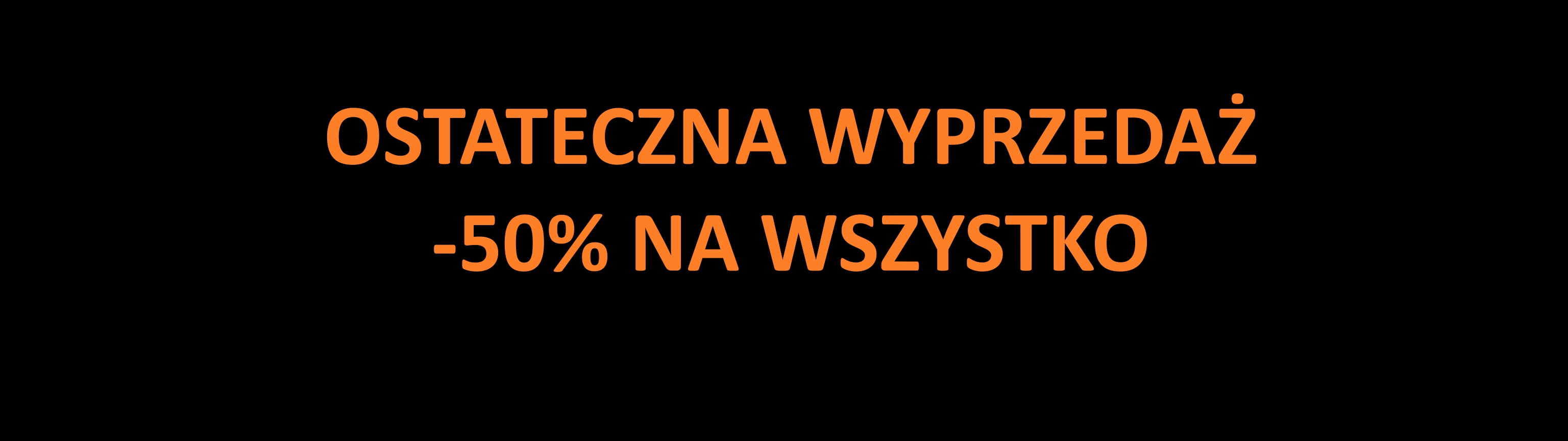 wyprzedaż